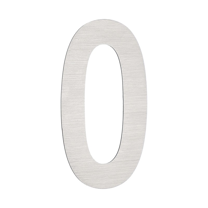 Number 0 Self Adhesive House Address Numbers for Outside 3.54×1.97 Inch