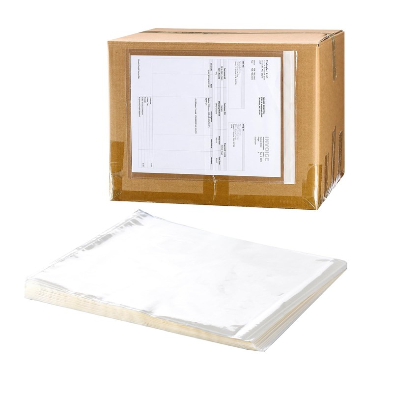 50 Pack Packing List Envelopes Adhesive Shipping Label 9.5x12 Inch Pouches