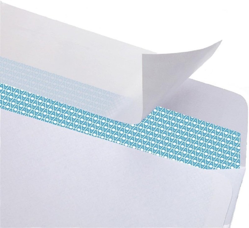 Self-Adhesive Security Envelopes in White - 100 Count, Ideal for Sensitive Mail gallery