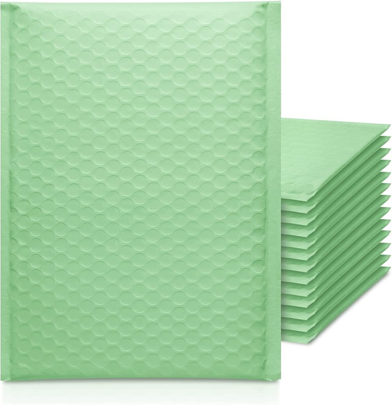 250 #0 6×10 Green Ash Poly Bubble Envelopes Padded Shipping Mailers 6″x10″