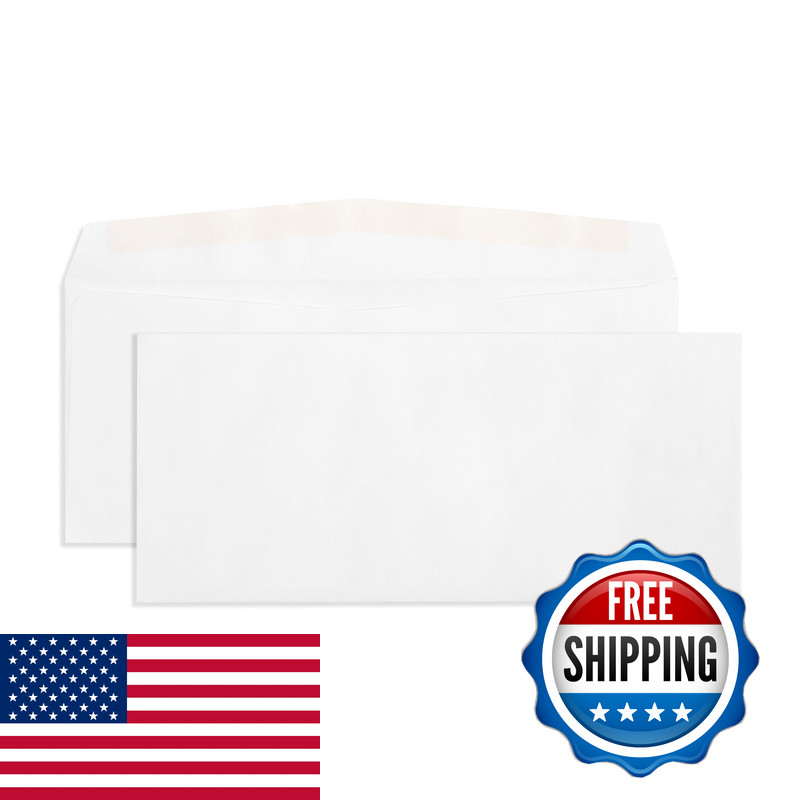 Blue Summit Supplies Blue Summit 10 Windowless Envelopes Gummed Flap Printer