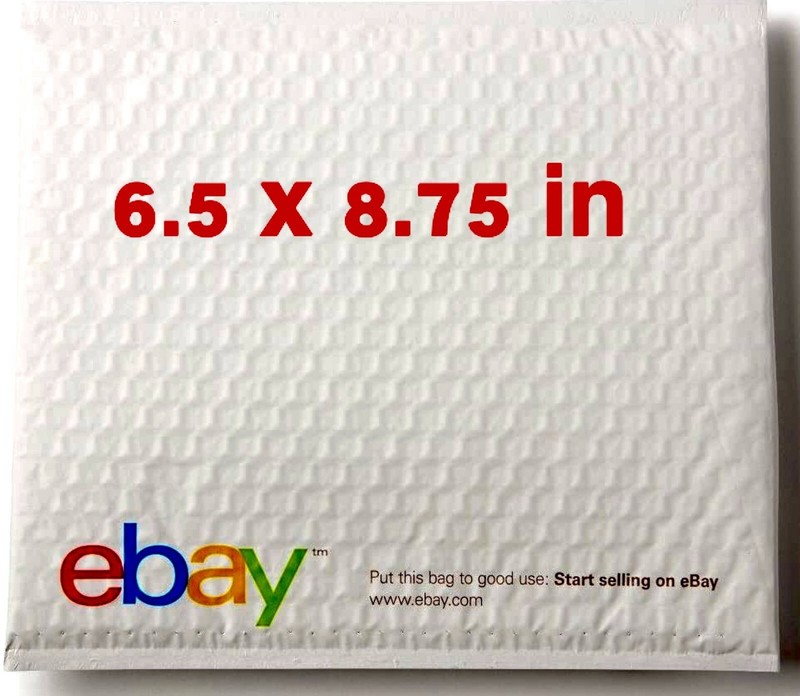 eBay Branded Mailer Padded Airjacket Bubble Envelope 6.5 x 8.75 Quantity 100