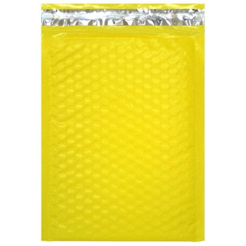 30 Pack 4x8, 6x10", 8.5x12, 10x15 Hot Pink, Yellow, Purple Poly Bubble Mailers gallery