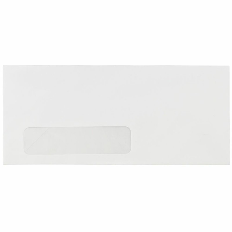 200/Pack Jam #10 Business Commercial Window Envelopes, 4 1/8 X 9 1/2, White