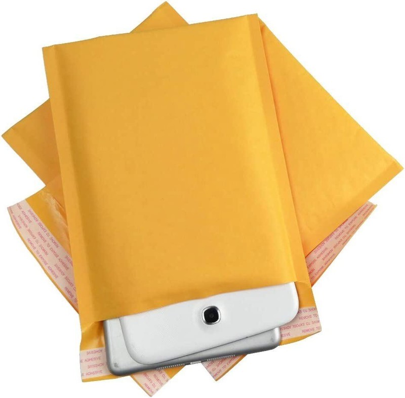 10/20/50 Kraft Bubble Mailers Self-Seal Padded Envelope Shipping Bags Any Size gallery