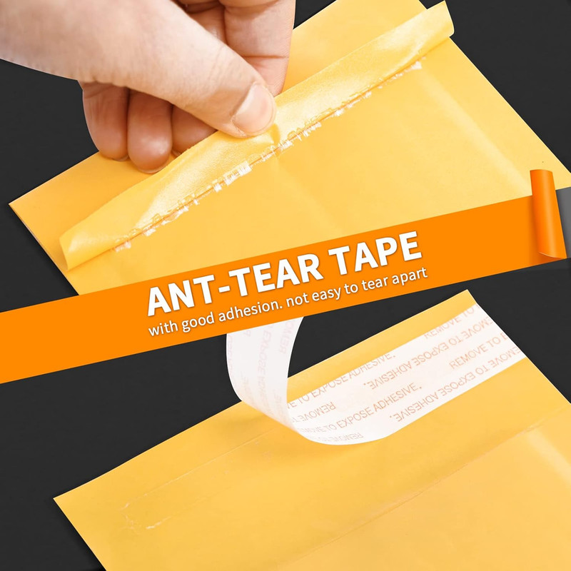 Dasen Kraft Bubble Mailers 6X9 Inch 100 Pack,Self-Sealing Paper Envelopes for Pa gallery