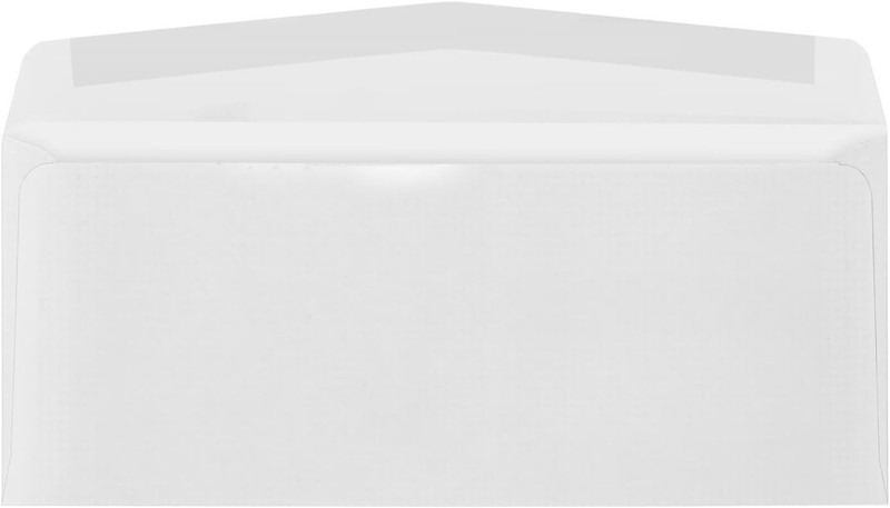 500 #10 Left Window Envelopes Thick Gummed Seal Single Window Envelopes gallery