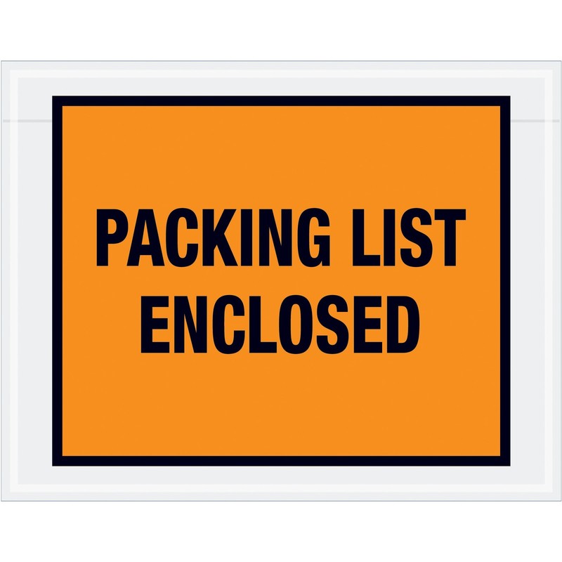 PL22 Pre-Printed Envelope, Packing List Enclosed, 7 Length x 5-1/2 Width x 2 …