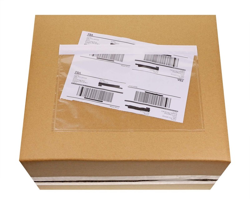 Clear Shipping Mailing Label Envelopes Pouches Top Loading Packing List Adhes…