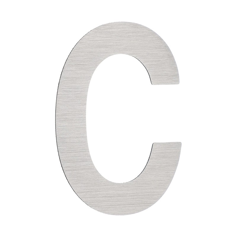 Letter C Self Adhesive House Address Numbers for Outside 2.95x2.01 Inch