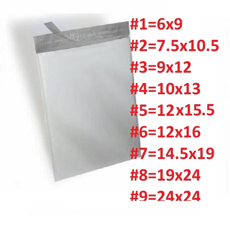 2000 #3 9X12 Poly Mailer Self Sealing Shipping Envelopes Waterproof Mail Bags gallery