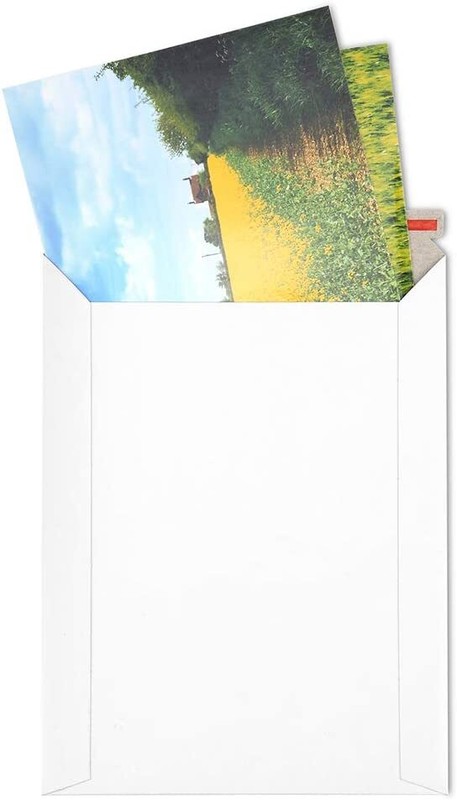 25 9.75x12.25 RIGID PHOTO DOCUMENT CARD MAILERS ENVELOPES STAY FLATS RECYCLABLE gallery