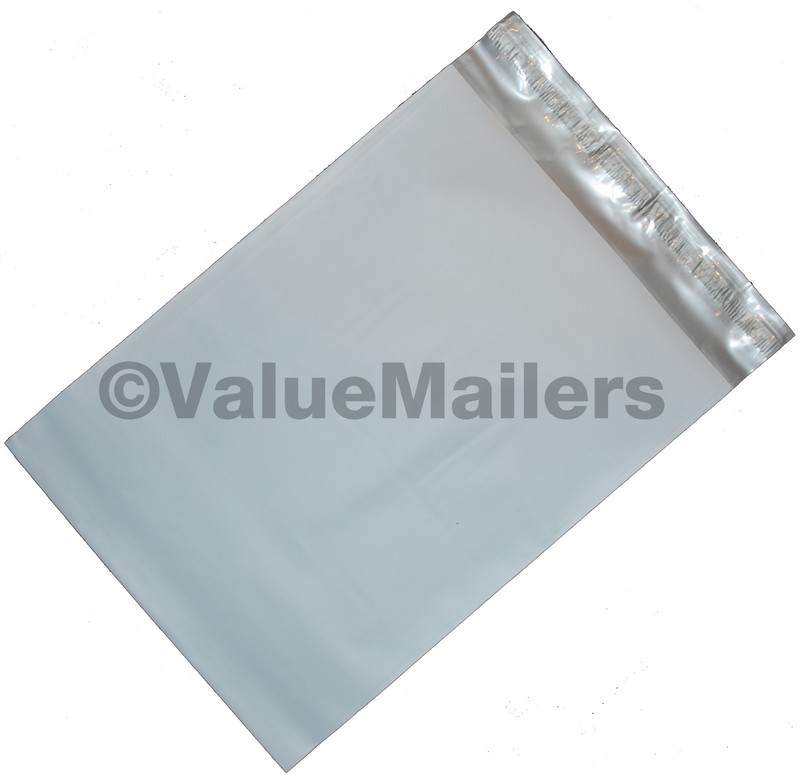 100 Poly Mailers Envelopes 12X16 Self Seal Plastic Bags Matte Finish 2.7 Mil