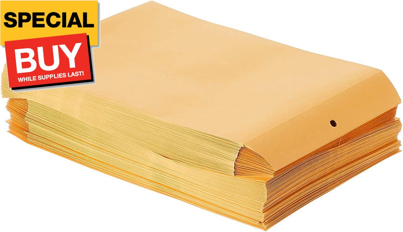 Mailing Envelopes, Clasp Closure, 9" X 12", All-Purpose 24-lb Paper, Brown Kraft gallery