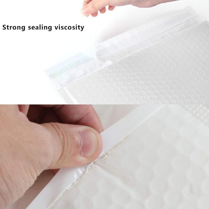 50Pcs 8x12 Bubble Mailers Shipping Bags Mailing Padded Self Seal Envelope White gallery