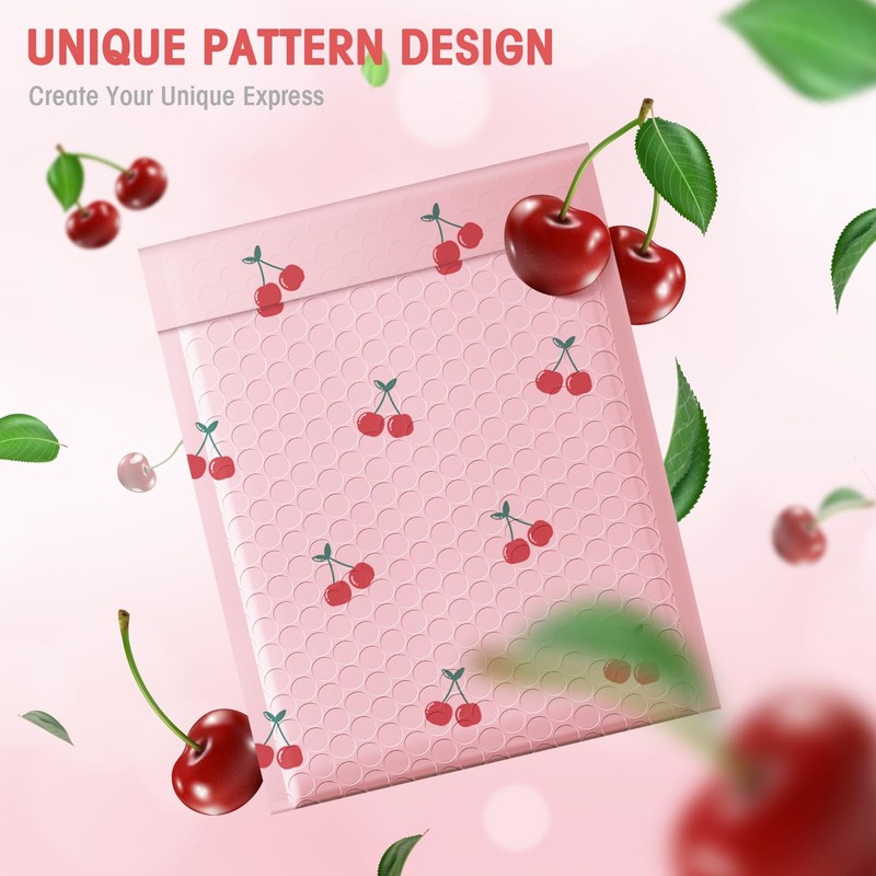 6x10 Inch Pink Poly Bubble Mailers 100 Pack,Waterproof Self Seal Adhesive Sma... gallery
