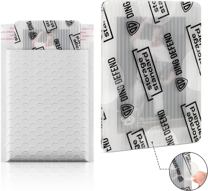 Ding Defend Card Shipping Protector Envelopes Bubble Mailer Kit with 110 Semi-Tr gallery