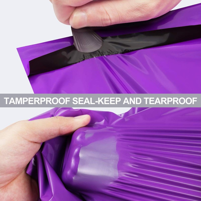 Poly Mailers 9x12 Inch Purple 200 Pack Shipping Bags #3 Strong Mailing Envelo... gallery