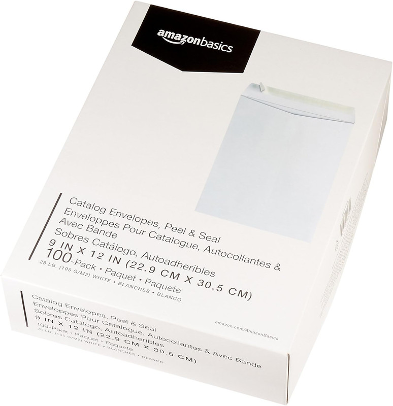 Catalog Mailing Envelopes, Peel and Seal, 9X12 Inch, Strong Quality, 28 Lb White gallery