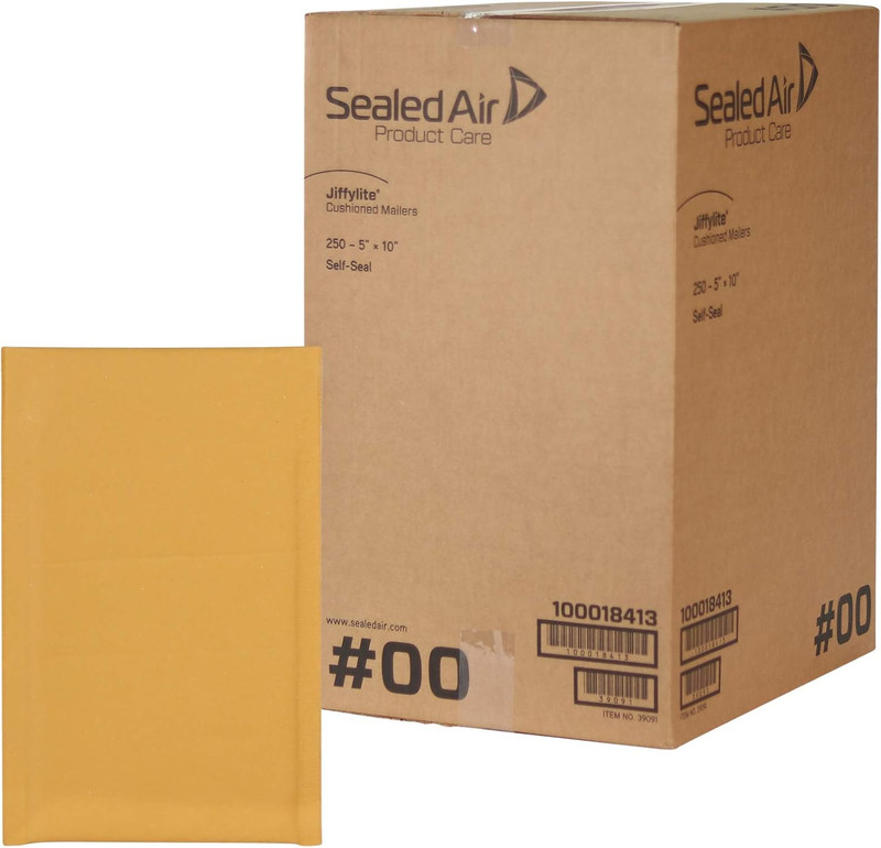 Jiffylite Self-Seal Bubble Mailer, #, Barrier Bubble Air Cell Cushion, Self-Adhe