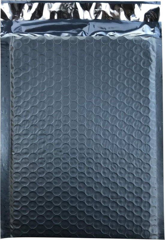 #0 Poly 6X10 Bubble Mailers Envelopes Bags Dvd Cd Bag (Black 250 Count)