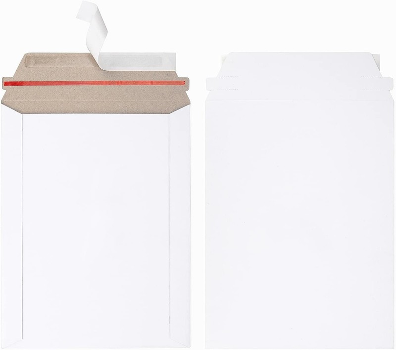 ProLine 6 x 8 self seal rigid photo shipping flats cardboard envelope mailer ... gallery