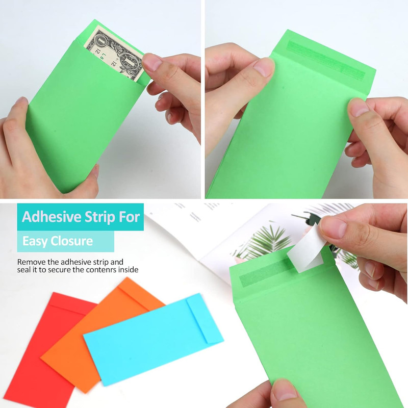 Cash Envelopes -120 Envelopes Money Saving Challenge, 3.2X6.6Inch Money Envelope gallery