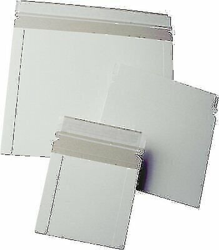 100 9 X 11.5 No Bend Mailers White Self Seal Photo Document Flat Rigid Envelope
