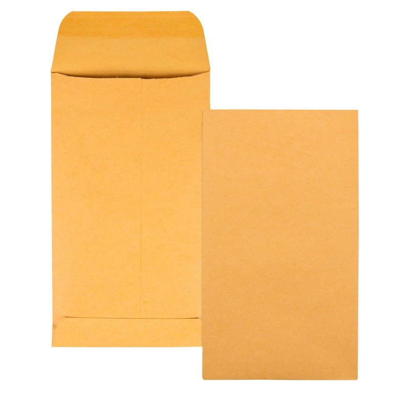#5 1/2 Coin Envelopes, 3 1/8 x 5 1/2, Gummed, Small Parts, Jewelry & Seed Env…