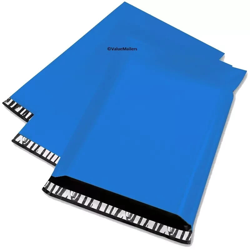 100 Bags 50 10x13 PINK And 50 10x13 BLUE Poly Mailers Envelopes Shipping Bags