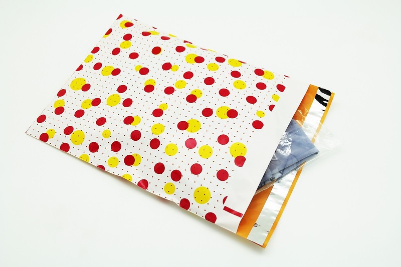 500 10x13 Dots Designer Poly Mailers Envelopes Boutique Custom Bags gallery
