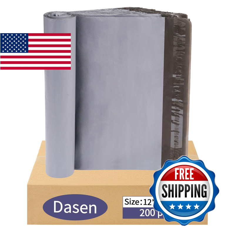 Dasen 200Pc Poly Mailers 12X15.5 Inchesshipping Envelopes Self Seal Mailers