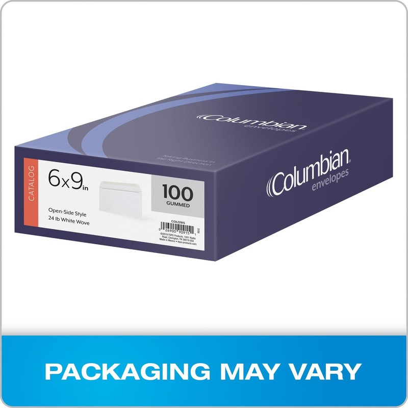 6 x 9 Booklet Envelopes, Windowless, White, Gummed Closure, Mailing Envelopes... gallery