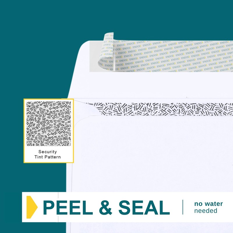 EnDoc #6 3/4 Security Envelopes SelfSeal 500 Count 6 1/2 x 3 5/8 Inch Priva... gallery