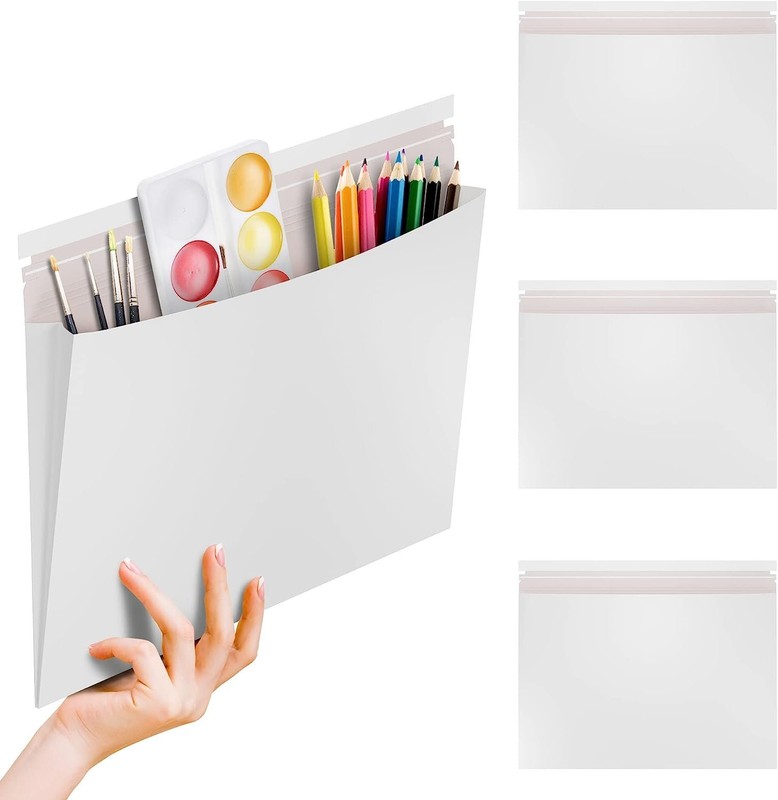 100 – 12.5×9.5×1 Rigid Photo Mailers Envelopes Stay Flats Self Seal