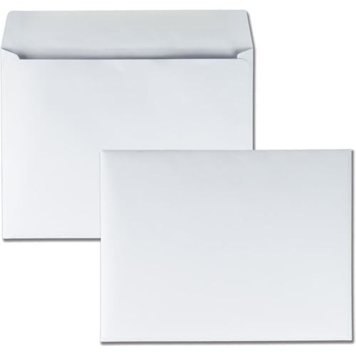 9 x 12 Booklet Envelope Open Side 28lb White 100 Pack gallery