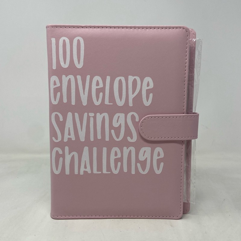 Pink A6 100 Envelope Savings Challenge Binder Kit