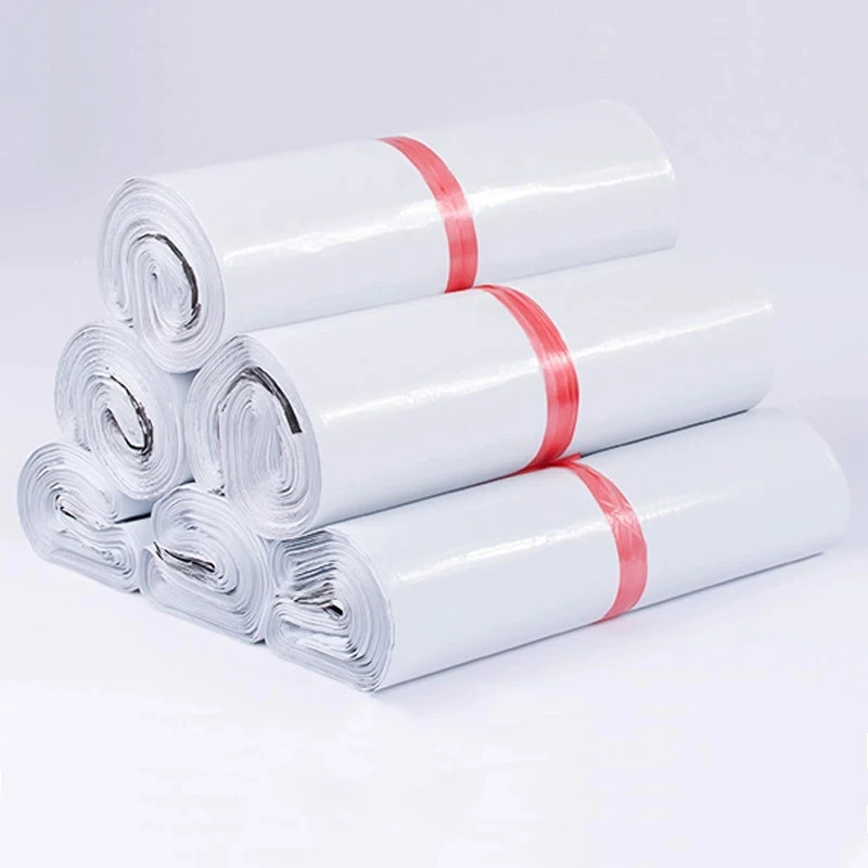 Ploy Shipping Bags Opaque PE Plastic Express Envelope Storage White Color Mailin gallery