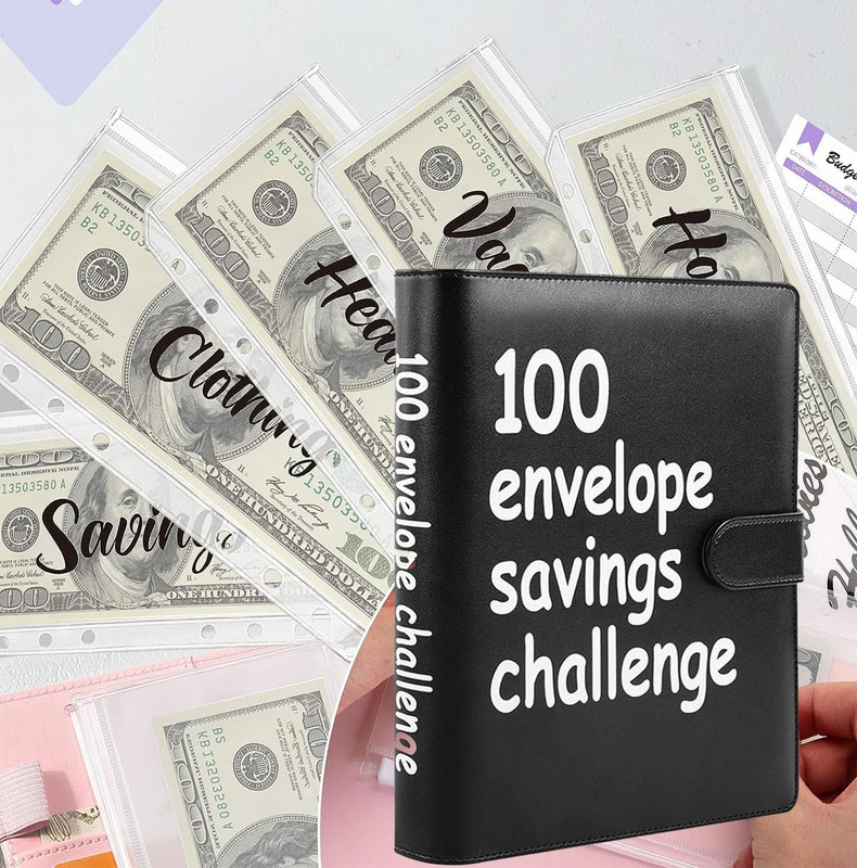 100 Envelopes Money Saving Challenge, 100 Envelope Challenge Binder, Easy and... gallery