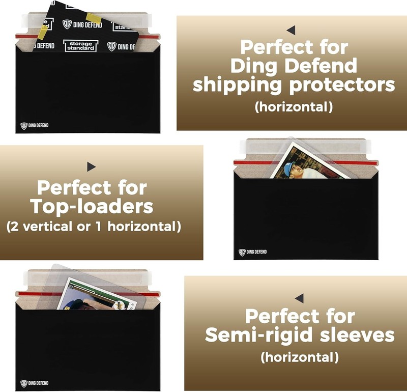 Card Shipping Envelopes 110 Pack - 7 x 4.35 Inches Trading Cards Self-Adhesiv... gallery