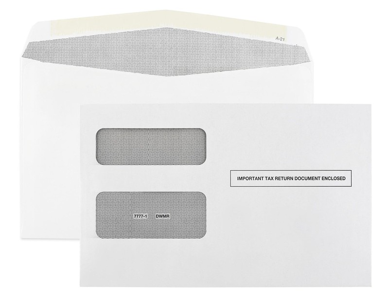 50 1099 MISC Tax Envelopes 2025, Designed for printed 1099 Laser Forms – Misc…