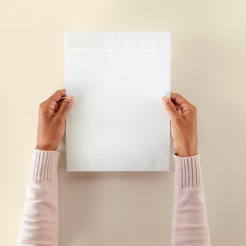 Catalog Mailing Envelopes, Peel and Seal, 9X12 Inch, Strong Quality, 28 Lb White gallery