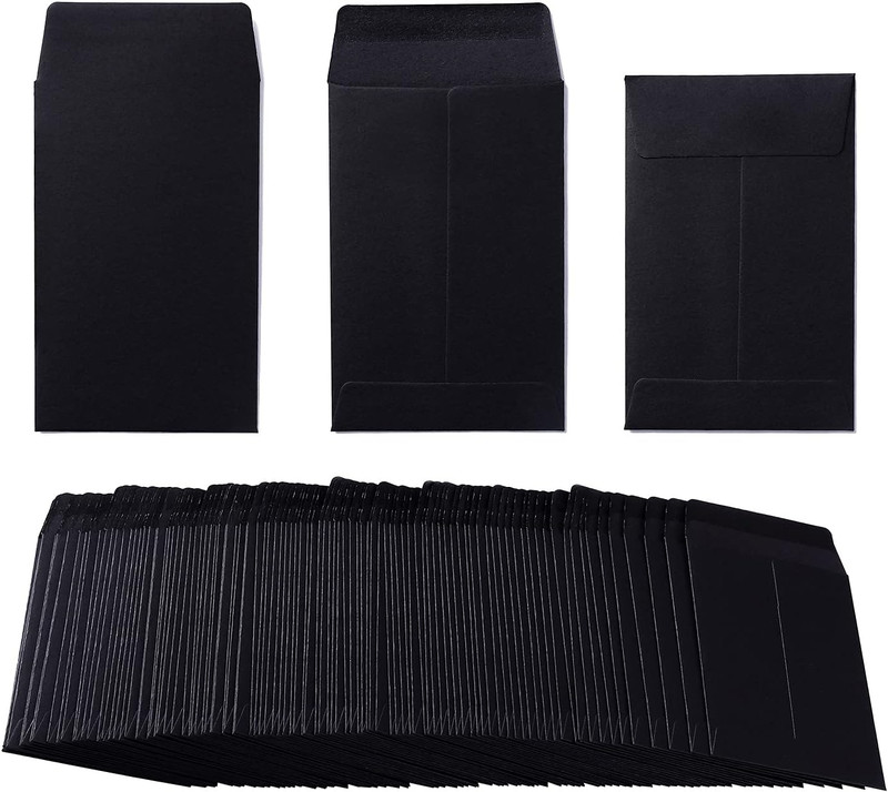 200 Pack Small Coin Envelopes Kraft Paper Seed Envelopes Mini Parts Small Items