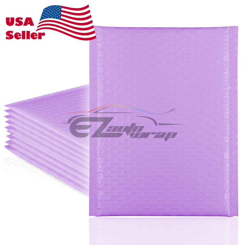 ANY SIZE Lavender Purple Poly Bubble Kraft Padded Mailers Shipping Envelopes Bag
