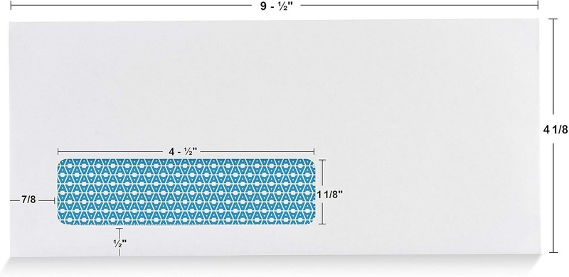 500#10 Single Left Window SELF Seal Security Envelopes - Super Strong Quick-Seal gallery