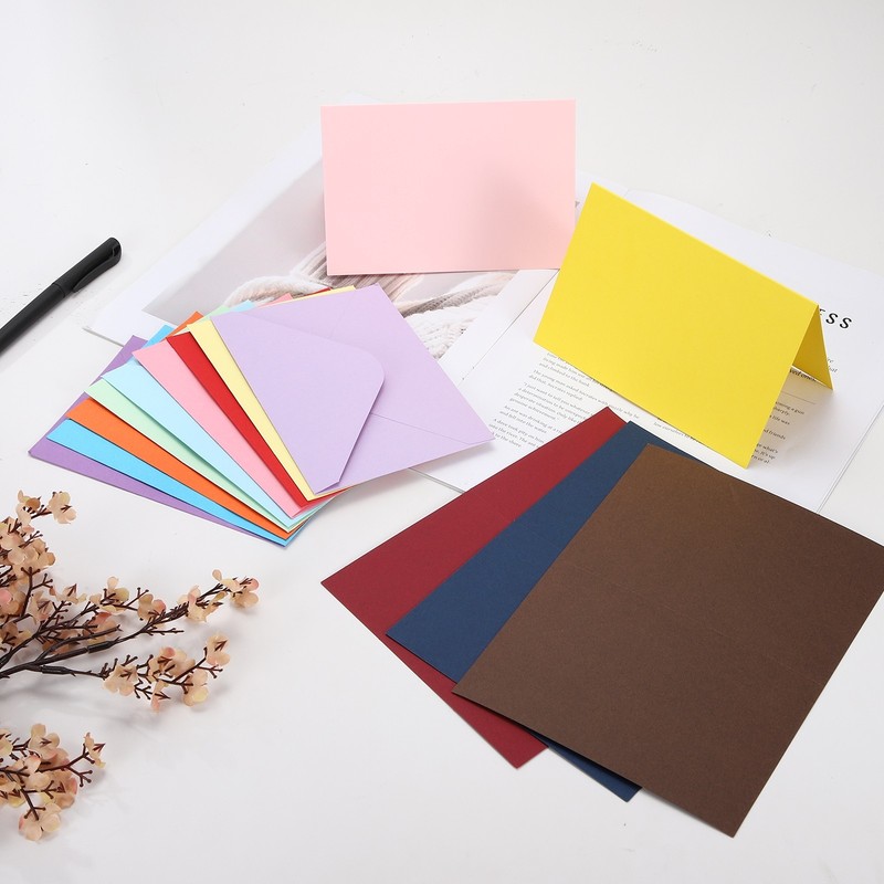 20Sets 4 x 6" Blank Greeting Cards and Envelopes, Deep Navy Blue gallery