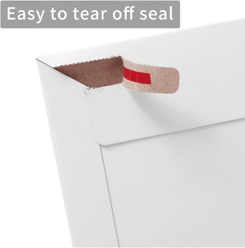 20 Pack Rigid Mailers, 7.5x9.5 inches Self Seal Photo Document Mailers Premium gallery