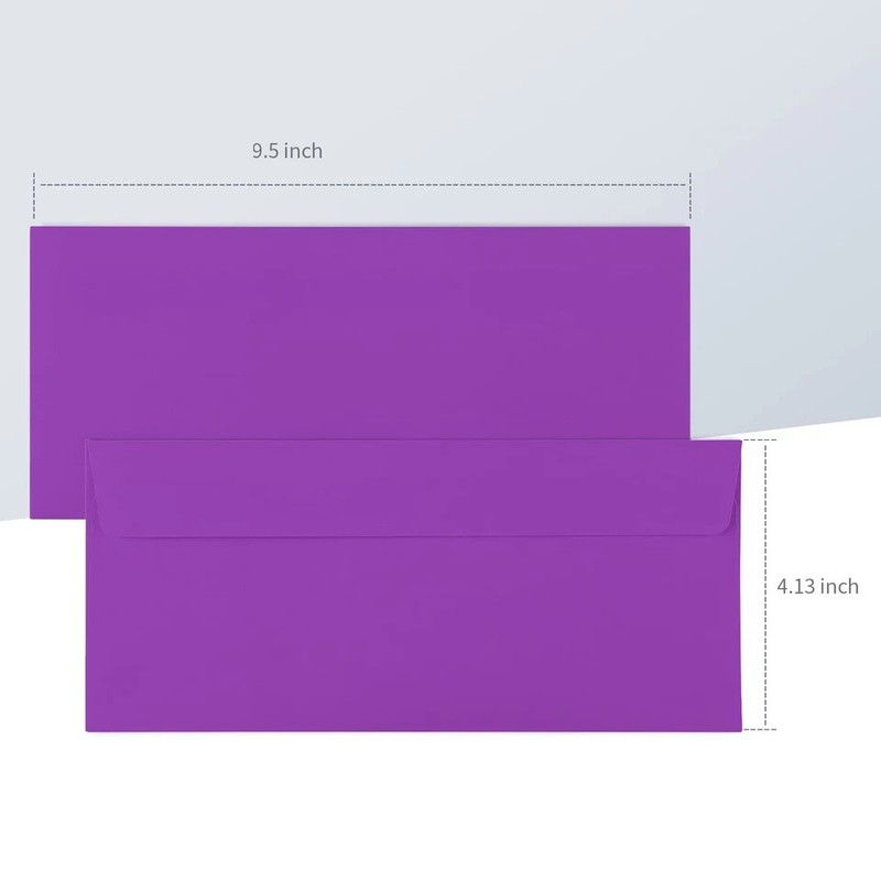 50 Pack Colorful Envelopes #10,Envelopes Letter Size,#10 Business Envelopes,E... gallery