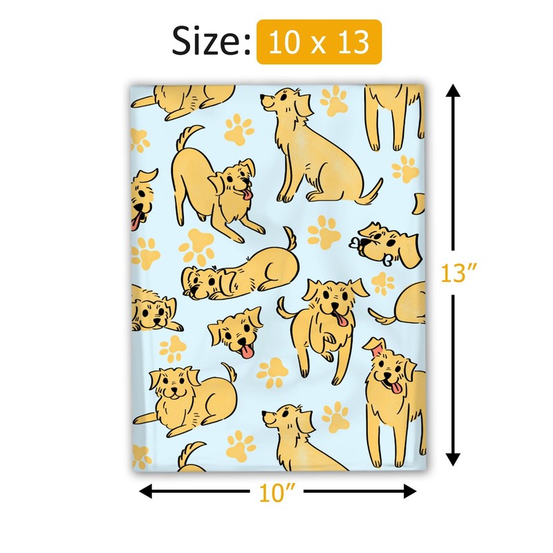 100 PCS Dogs Designer Poly Mailers Shipping Envelopes Printed 10x13 Inch gallery