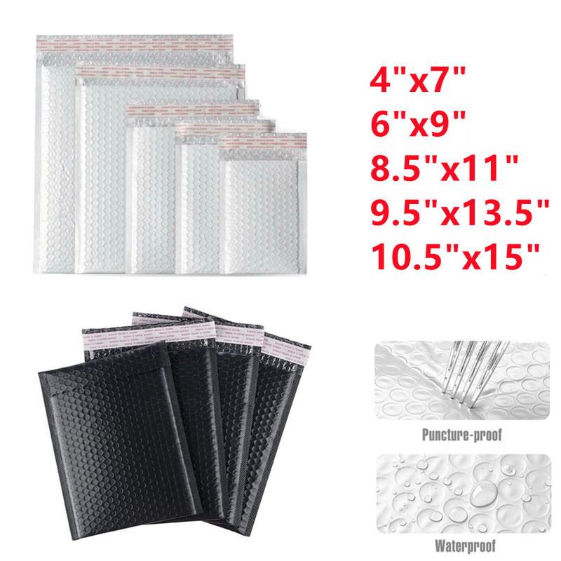 Poly Bubble Mailers Padded Envelopes Protective Packaging Shipping Mailing Bags